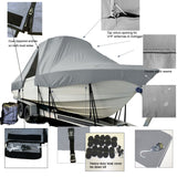 EliteShield T-Top/Hard-Top Boat Cover