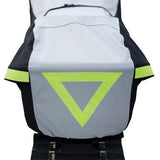 EliteShield SnowShield Heavy Duty Trailerable Snowmobile Storage Cover Two Tone Color Grey/Black Blue/Black