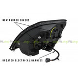 Volvo VNL 04-16 Black Headlight Set Left Right 82329124 & 82329127