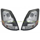 Volvo VNL 04-16 Chrome Headlight Set Driver & Passenger Pair 82329590 & 82329592