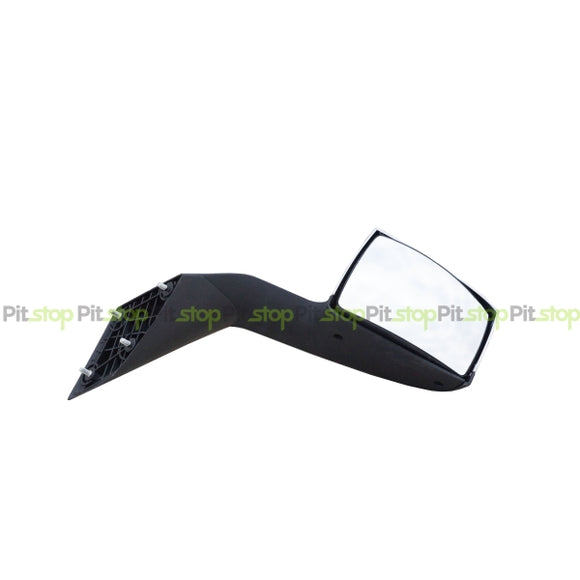 Volvo VNL Chrome Hood Mirror Right Passenger Side With Mounting Plate 82361059