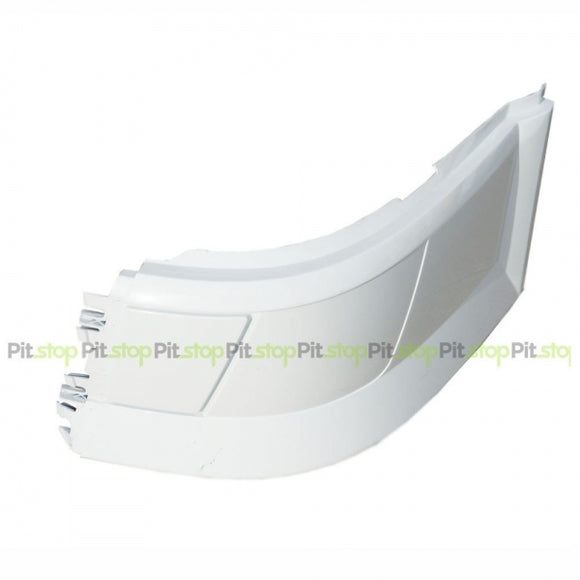 Volvo VNL 04-15 Painted White P3029 Bumper Corner Left Driver Side WITHOUT Fog Light Cut-out 85145046