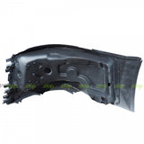 Volvo VNL 2016-UP Painted White Corner Bumper Right Passenger Side WITHOUT Fog Light Cut-out 85148286