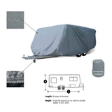 EliteShield Economy RV Travel Trailer Camper Cover Fits from 9ft-32ft