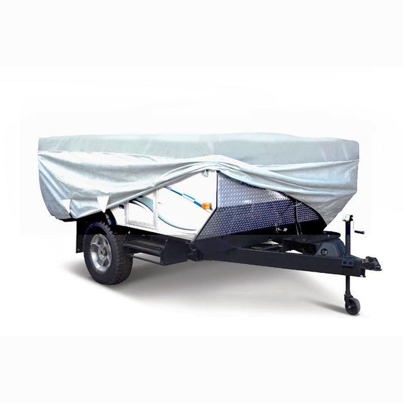 EliteShield ShieldAll Ultimate Heavy Duty Pop Up Camper Folding Camping Trailer Storage Cover fits 8ft-20ft Long