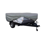 EliteShield Waterproof Pop Up Camper Folding Camping Trailer Storage Cover fits 8ft-20ft Long
